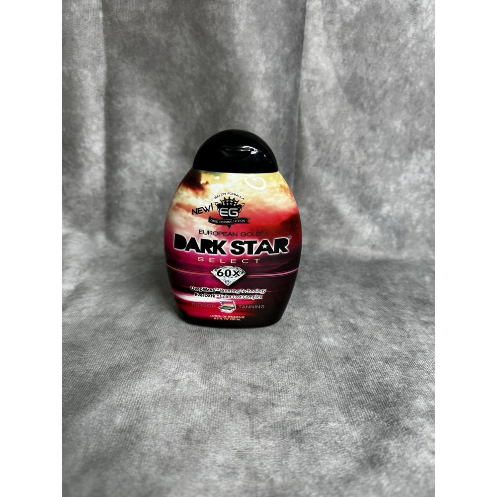 Dark‎ star European gold select 60 X dark tanning lotion salon formula indoor